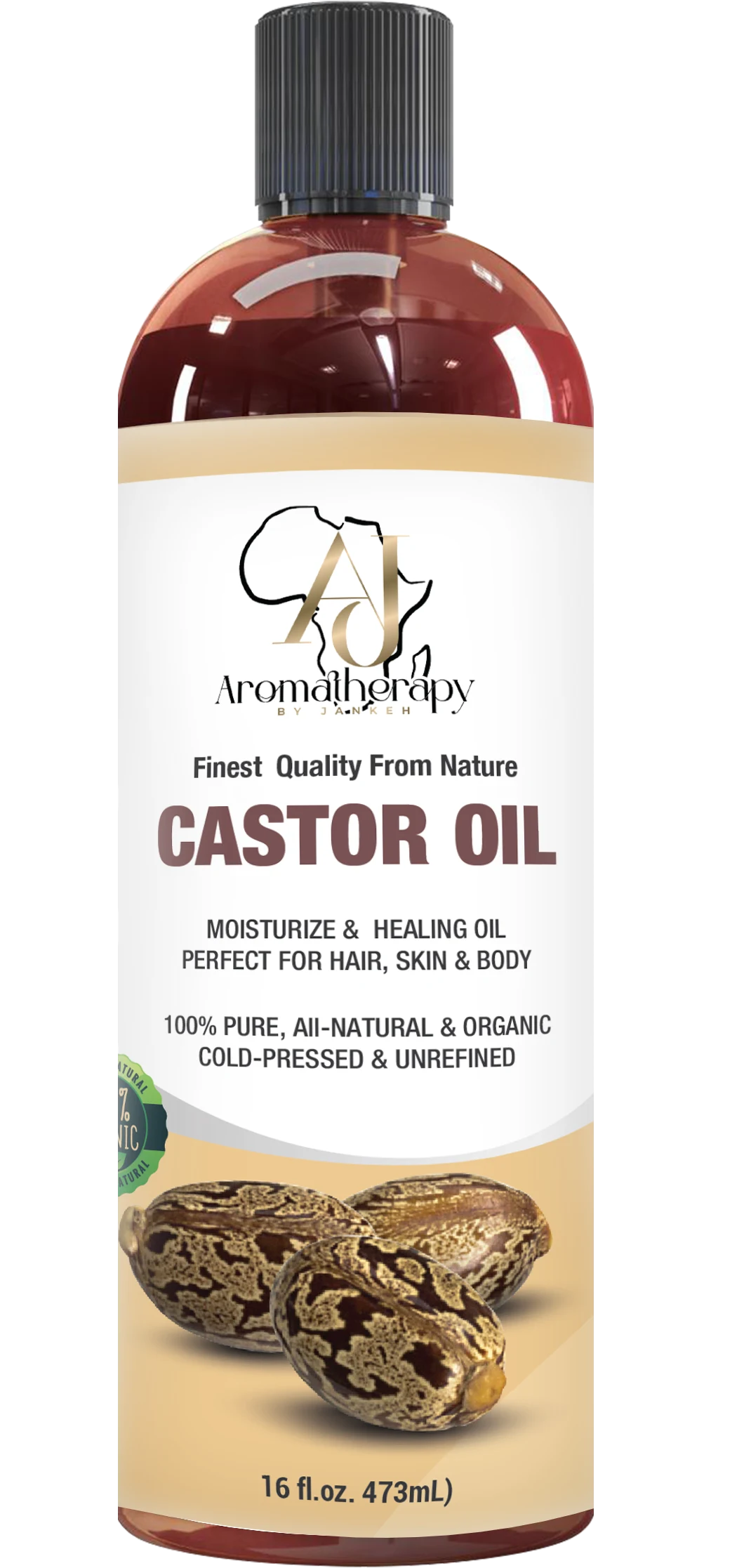 100% Pure and Natural Castor Oil